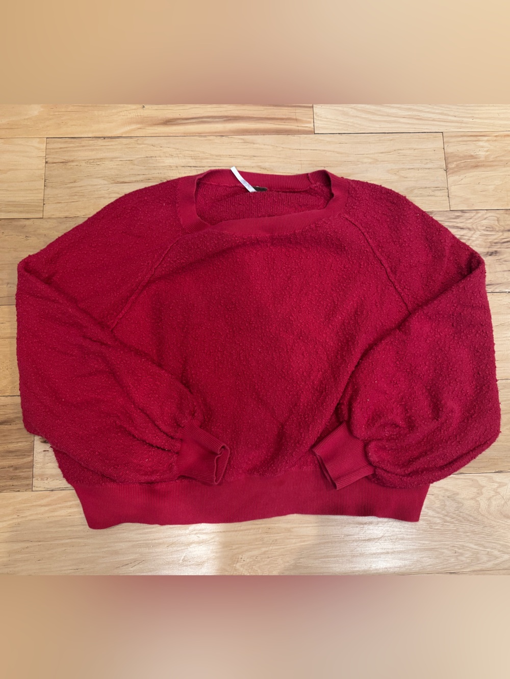 Free people cropped sweatshirt